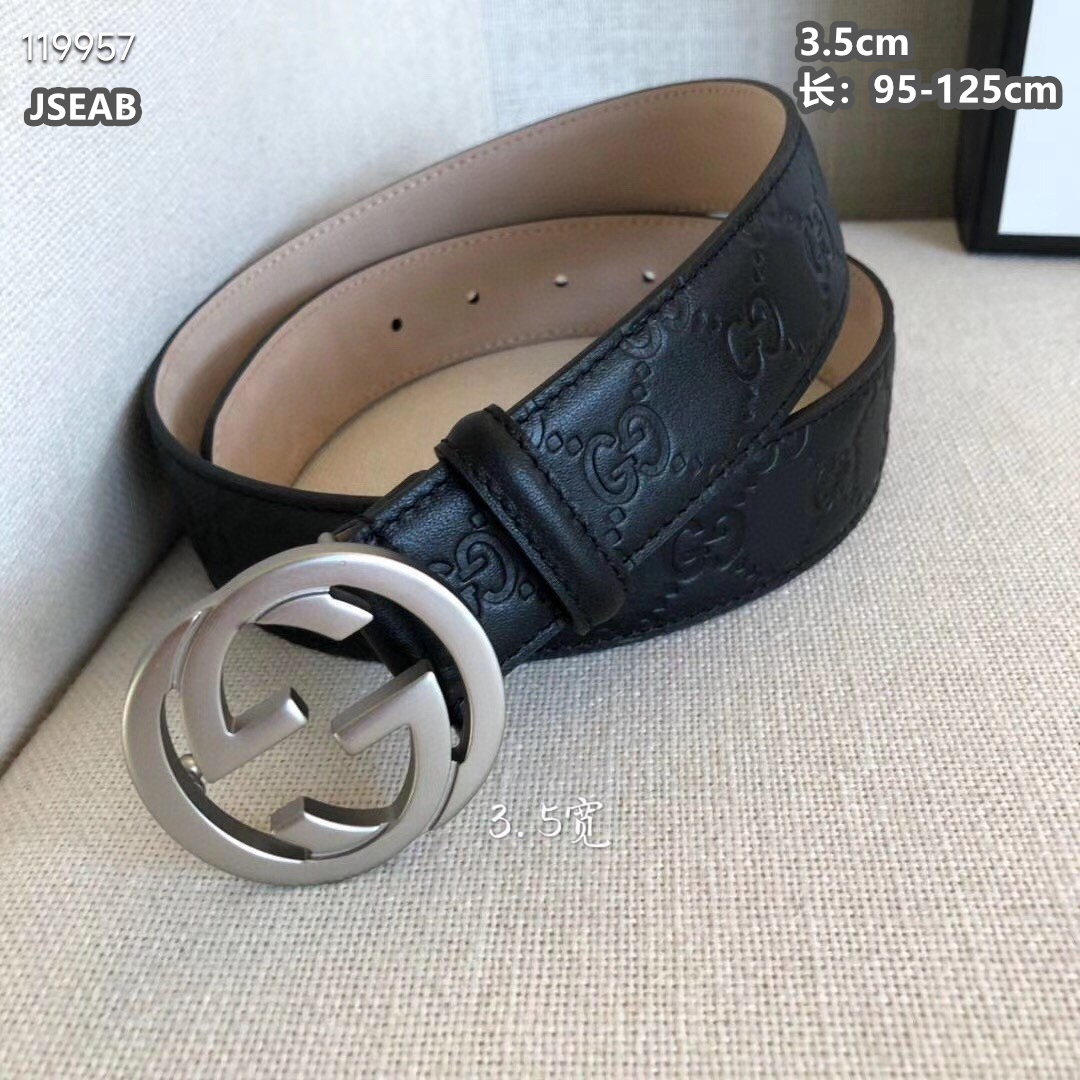 Gucci belt 35mmX95-125cm 8L03